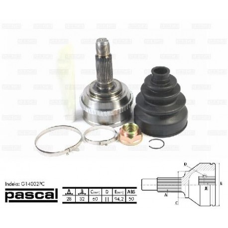 G14032PC Honda Rover каре комплект полуоска