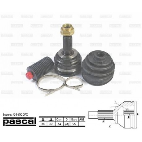 G14030PC Honda каре комплект полуоска
