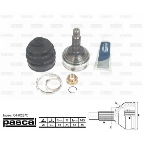 44014-SR3-C00 Honda каре комплект полуоска