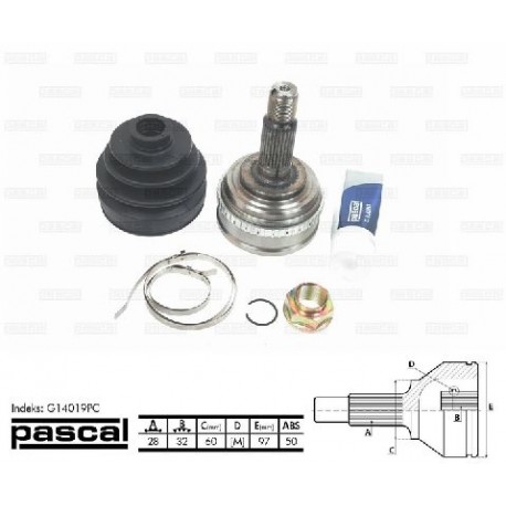 44014-SS0-000 Honda каре комплект полуоска