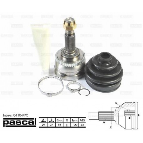 39101-2Y016 Nissan каре комплект полуоска