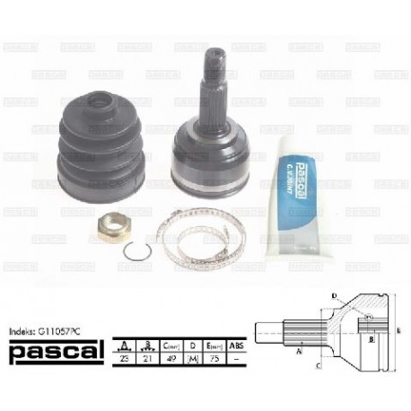 39211-AY215 Nissan каре комплект полуоска