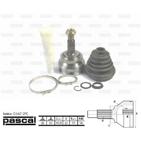 G1A012PC Audi каре комплект полуоска