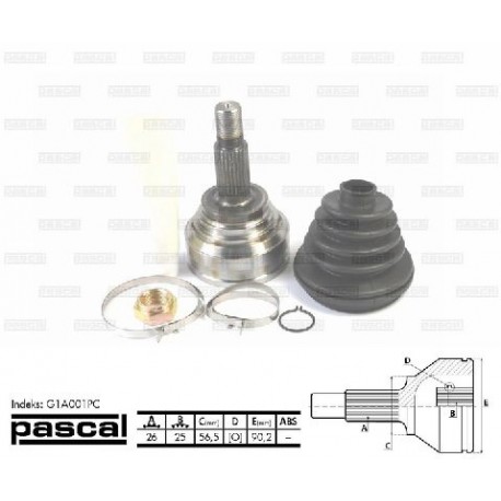 431407275 Audi Saab каре комплект полуоска