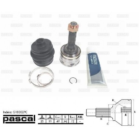 G18002PC Suzuki каре комплект полуоска