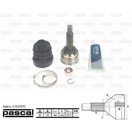 44101-84150 Suzuki каре комплект полуоска