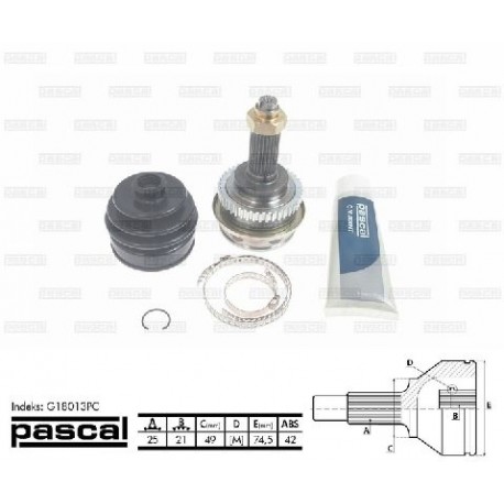 G18013PC Suzuki каре комплект полуоска