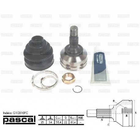 32721X Citroen Peugeot каре комплект полуоска