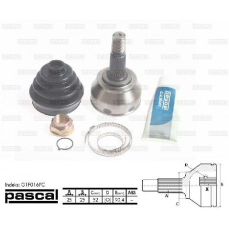 G1F016PC Alfa Romeo Fiat Lancia каре комплект полуоска