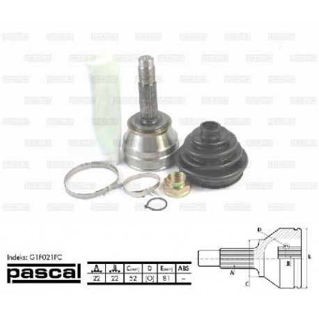 46307122 Fiat каре комплект полуоска