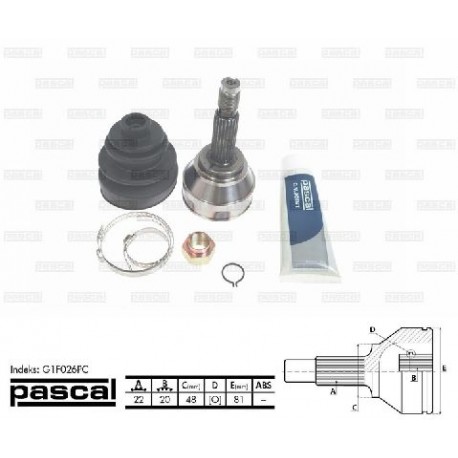 7656786 Innocenti каре комплект полуоска