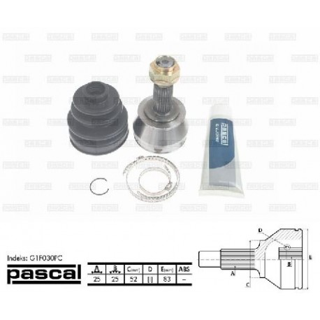 G1F030PC Alfa Romeo Fiat Lancia каре комплект полуоска