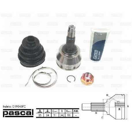 46307906 Fiat каре комплект полуоска