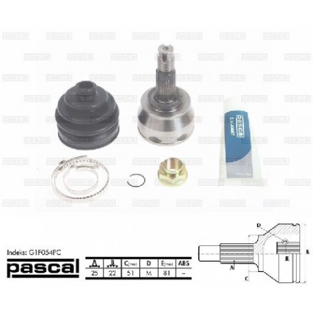 46307886 Fiat каре комплект полуоска