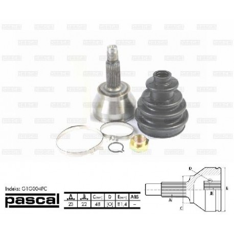6485414 Ford каре комплект полуоска