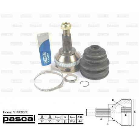 G1G008PC Ford каре комплект полуоска