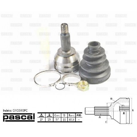 G1G010PC Ford каре комплект полуоска