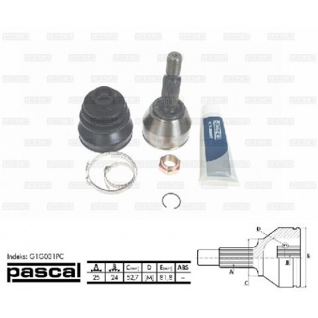 4166906 Ford каре комплект полуоска