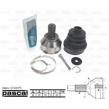 1345638 Ford каре комплект полуоска