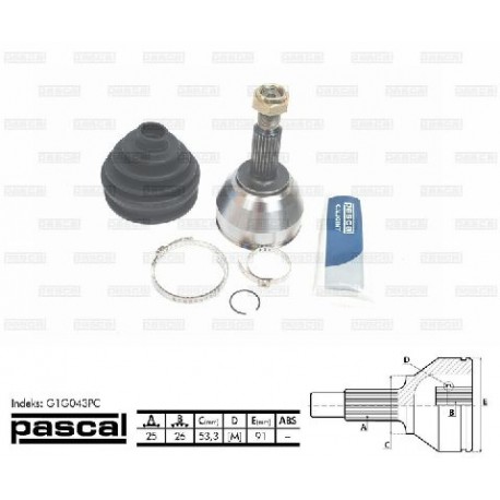 4512587 Ford каре комплект полуоска