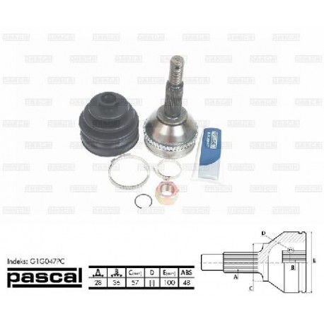 4558415 Ford каре комплект полуоска