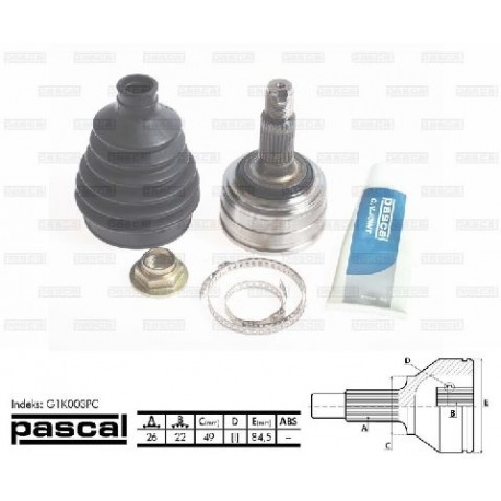 G1K003PC Honda Rover каре комплект полуоска