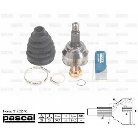 TDJ100590 Rover каре комплект полуоска