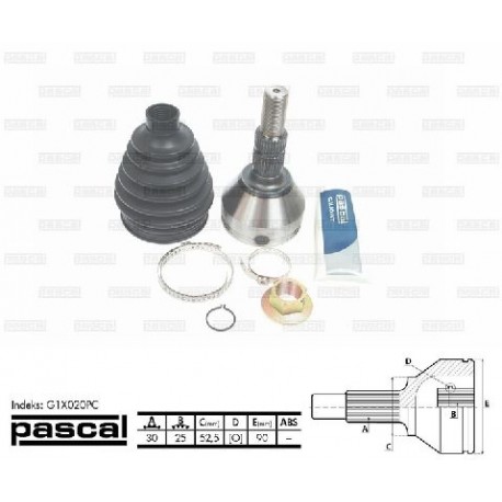 93173409 Fiat Opel каре комплект полуоска