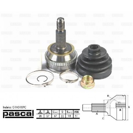 7700102978 Opel Renault каре комплект полуоска