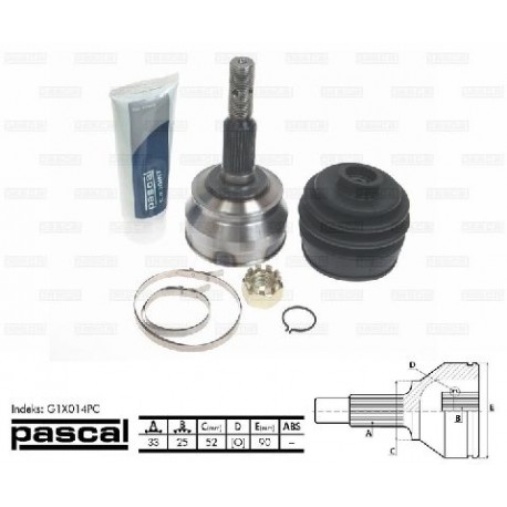 90125875 Opel каре комплект полуоска