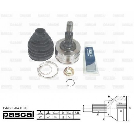 000 330 15 85 Mercedes каре комплект полуоска