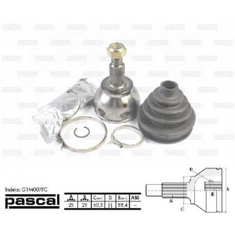 1693604372 Mercedes каре комплект полуоска