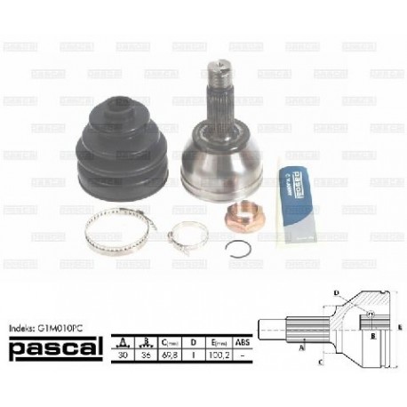 6393500710 Mercedes каре комплект полуоска
