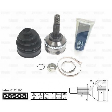 7700110484 Nissan Renault каре комплект полуоска