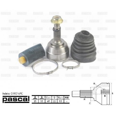 8200285909 Renault каре комплект полуоска