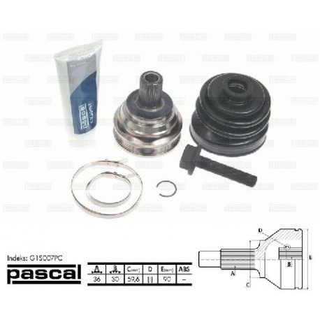 1K0498099 Audi Seat Skoda каре комплект полуоска