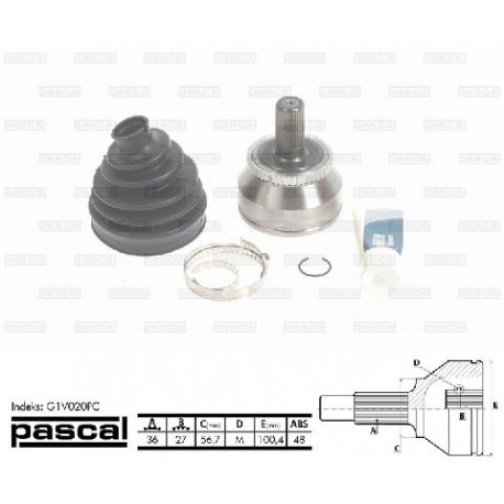 8601581 Volvo каре комплект полуоска