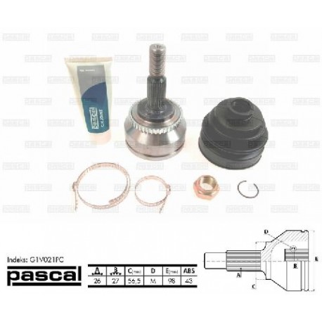 8251527 Volvo каре комплект полуоска