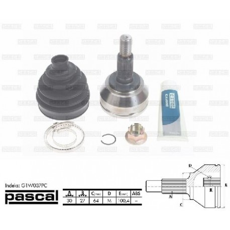 7L0498099C Audi Volkswagen каре комплект полуоска