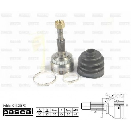 90235271 Opel каре комплект полуоска 