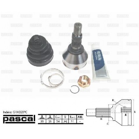 93173410 Opel Saab каре комплект полуоска