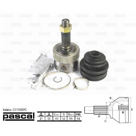 G1Y008PC Jeep каре комплект полуоска