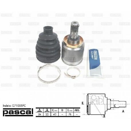 39100-95F0C Nissan вътрешно каре комплект полуоска 