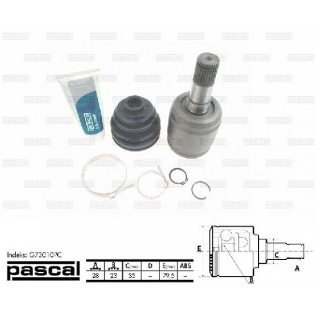 G73010PC Mazda вътрешно каре комплект полуоска 