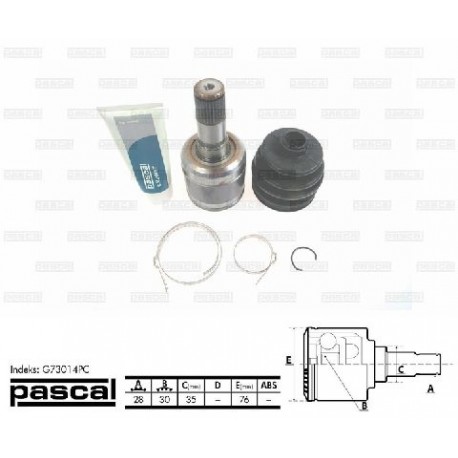 GD17-22-620 Mazda вътрешно каре комплект полуоска 