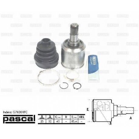 G7K001PC Land Rover вътрешно каре комплект полуоска 