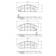 D1060-JX50B Nissan N3601101 предни накладки