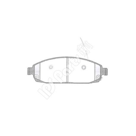 IBD-1089 НАКЛАДКИ ПРЕДНИ IPSPARTS
