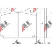 36104 Volkswagen предни накладки