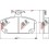 7701201059 36143 Renault предни накладки